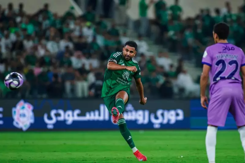 هدف رياض محرز لاعب أهلي جدة أمام الخلود